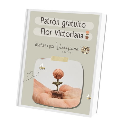 Patrón Gratuito Flor Victoriana