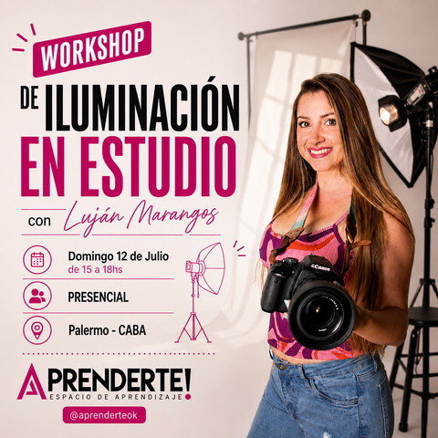 Workshop de Iluminación en estudio