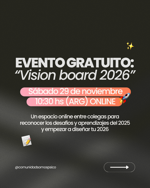 Vision Board 2026 | EVENTO GRATUITO
