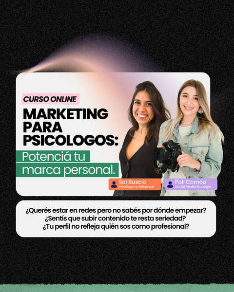 Marketing para psicologos: Potenciá tu marca profesional en Redes
