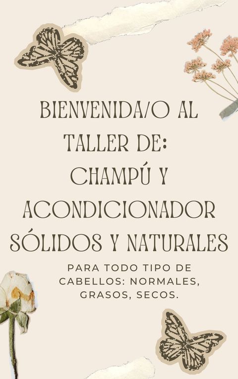 CURSO ONLINE CHAMPÚ Y ACONDICIONADOR PARA TODO TIPO DE CABELLO. INCLUYE: CURSO DE VELAS, CURSO DE HIERBAS.