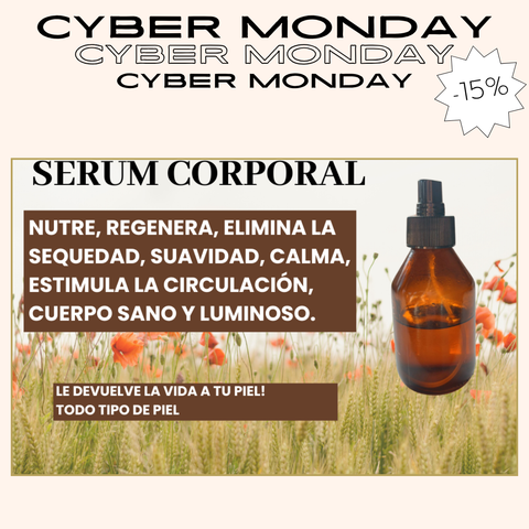SERUM CORPORAL ULTRA NUTRITIVO, HUMECTANTE, RETIENE HIDRATACIÓN, REGENERA COMPLETAMENTE