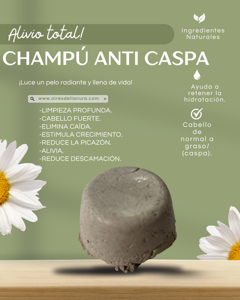 CHAMPÚ ANTICASPA:LIMPIEZA PROFUNDA