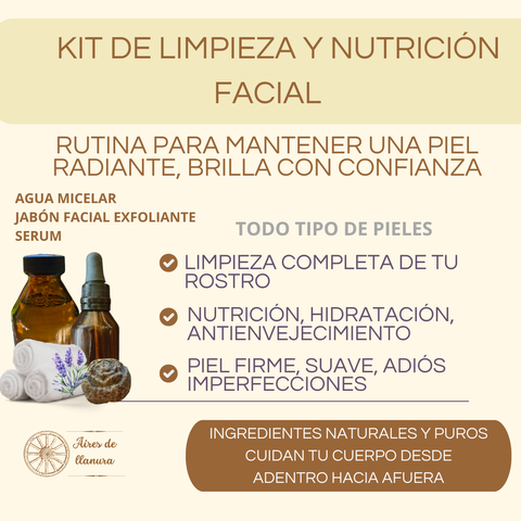 KIT LIMPIEZA Y NUTRICIÓN FACIAL