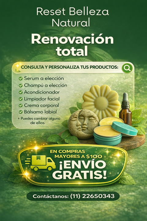 Kit Natural para Piel y Cabello + ENVÍO GRATIS.