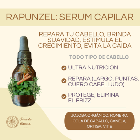  RAPUNZEL: ACEITE NUTRITIVO PARA EL CABELLO ~ REPARADOR