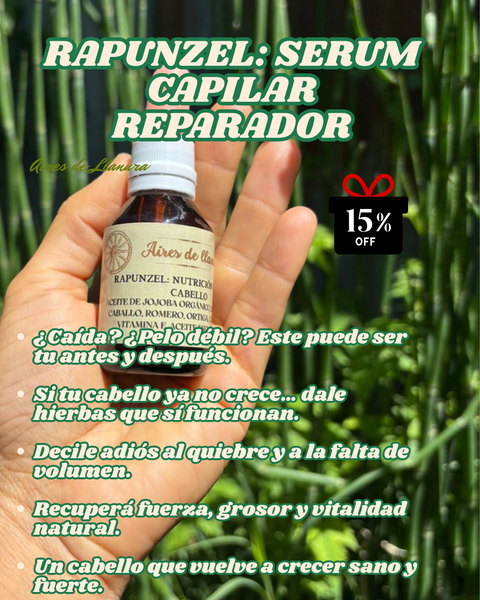  RAPUNZEL: ACEITE NUTRITIVO PARA EL CABELLO ~ REPARADOR
