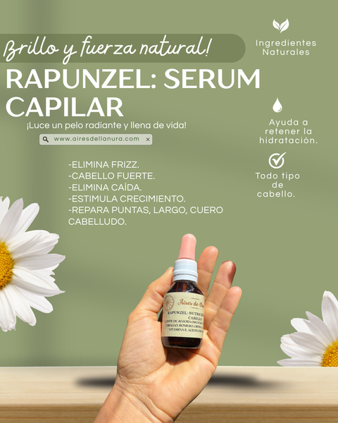  RAPUNZEL: ACEITE NUTRITIVO PARA EL CABELLO ~ REPARADOR