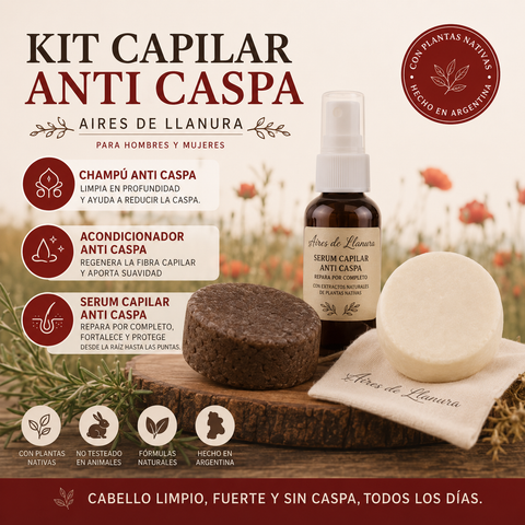 KIT CAPILAR ANTICASPA. FURZA+ CRECIMIENTO, MENOS CAÍDA.