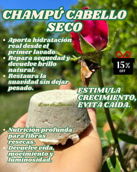 CHAMPÚ CABELLO SECO:REPARA Y NUTRE