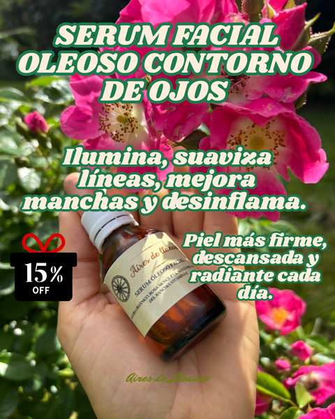 SERUM OLEOSO FACIAL CONTORNO DE OJOS, ANTIARRUGAS, NUTRITIVO, MEJORA MANCHAS/CICATRICES