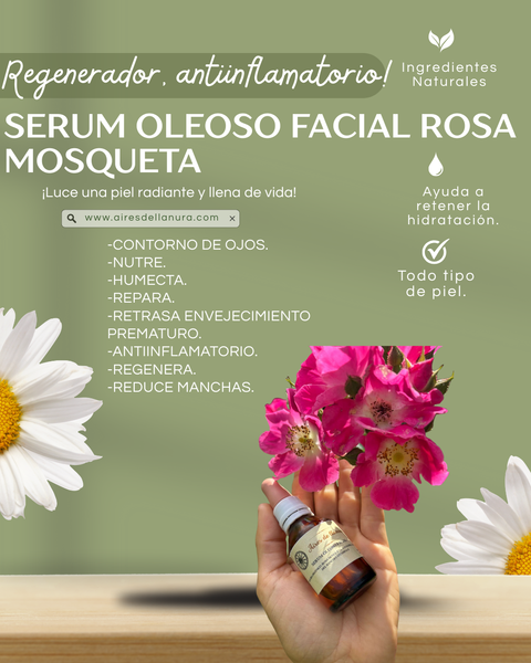 SERUM OLEOSO FACIAL CONTORNO DE OJOS, ANTIARRUGAS, NUTRITIVO, MEJORA MANCHAS/CICATRICES