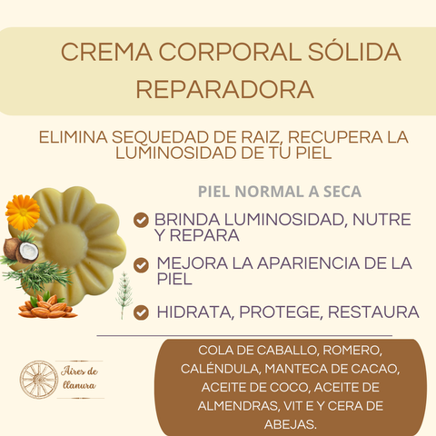 BARRA NUTRITIVA CORPORAL SÓLIDA  ELIMINA SEQUEDAD