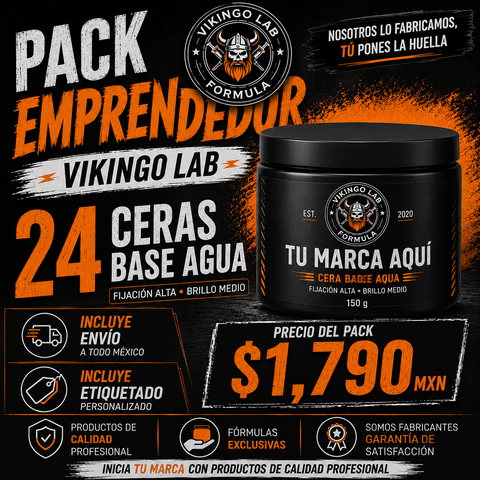 Pack Emprendedor PRO | 24 Ceras Base Agua + Envío + Etiquetas