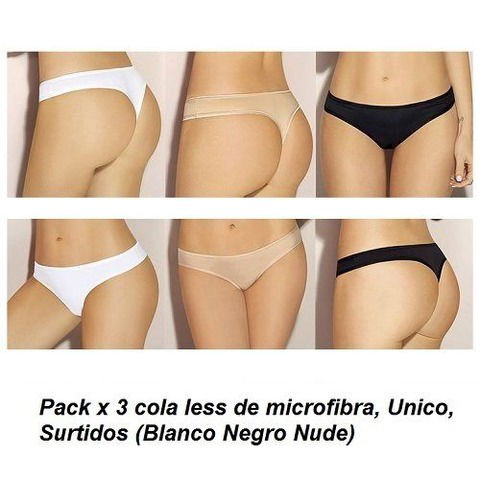 Packs. de 3 less básicas