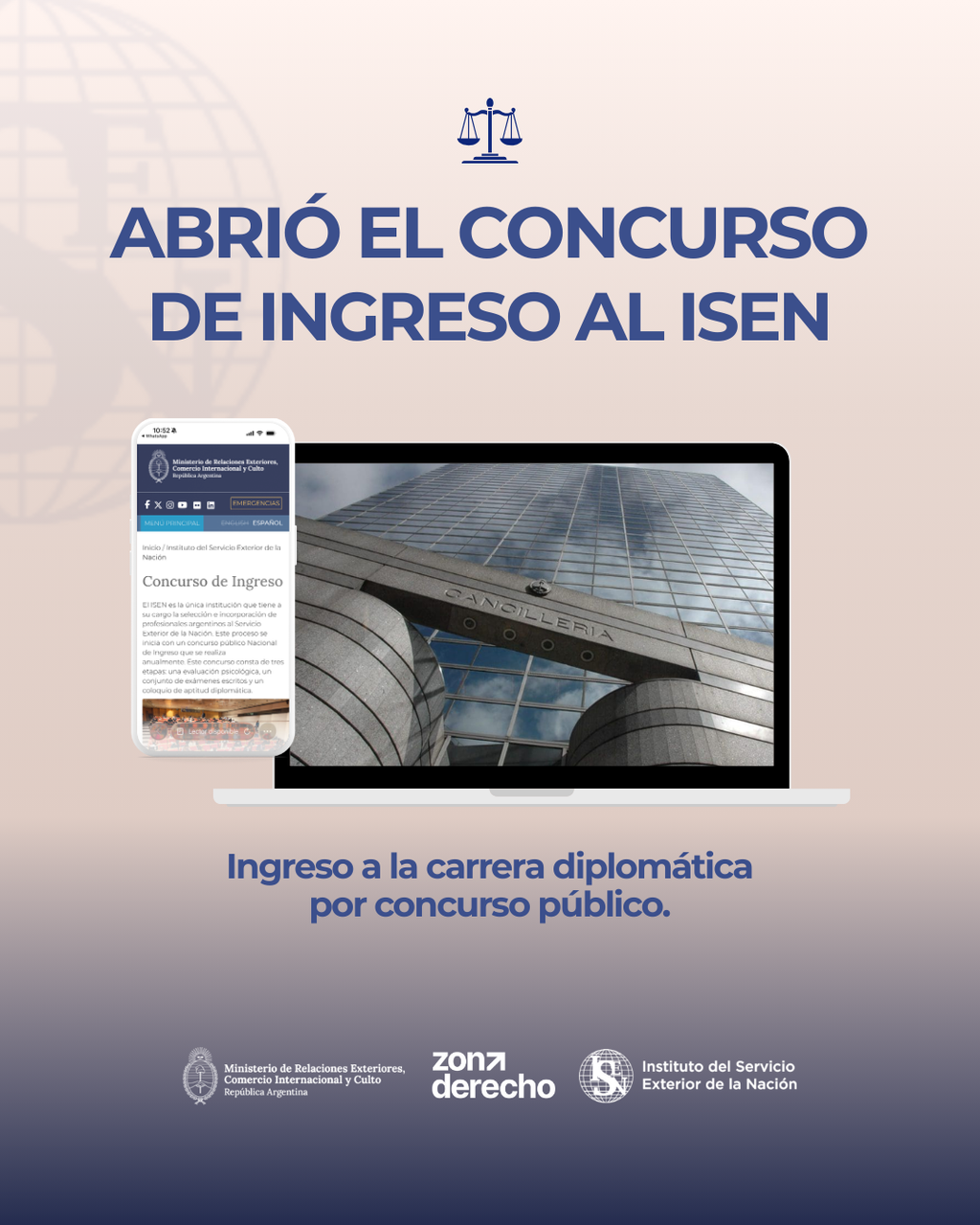 Curso Preparatorio para el Concurso de Ingreso ISEN 2026 - Zona Derecho
