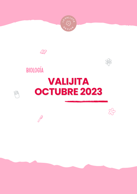 VALIJITA DE OCTUBRE 2023