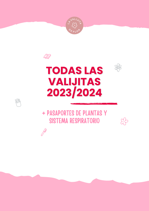 TODAS TODAS 2023/2024 + PASAPORTES DE PLANTAS Y SISTEMA RESPIRATORIO
