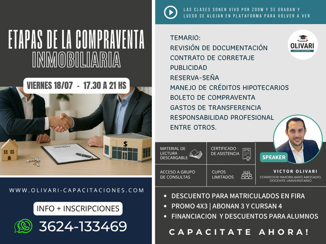 Etapas de la COMPRAVENTA INMOBILIARIA