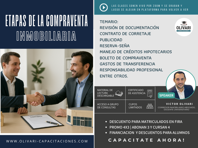 Etapas de la COMPRAVENTA INMOBILIARIA