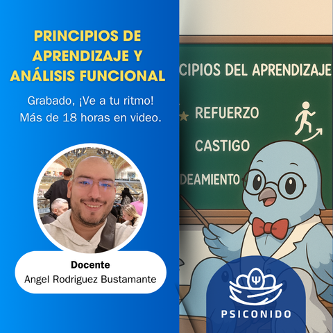 Principios de aprendizaje y análisis funcional orientado a clinica