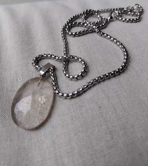COLLAR CHICHA CUARZO CRISTAL