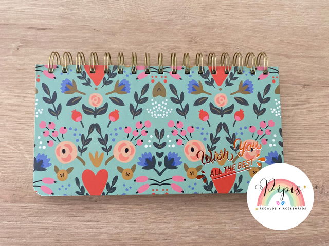 PLANNER SEMANAL ANILLADO FLOWER