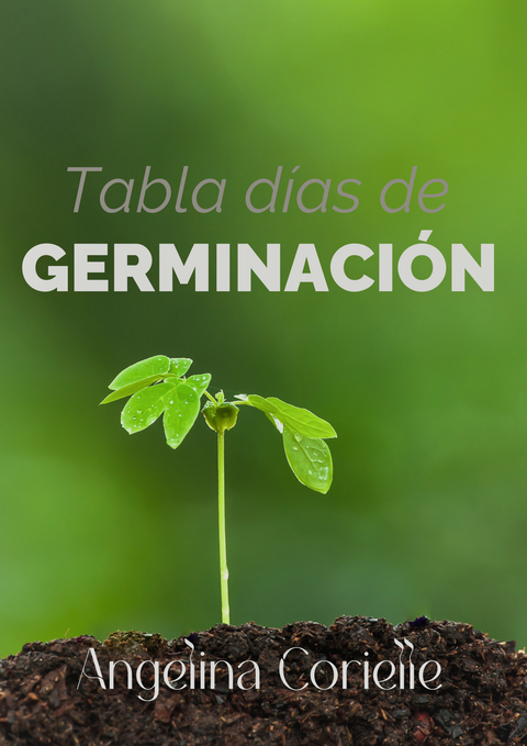 Tabla de Tiempo de Germinación para Especies de Huerta
