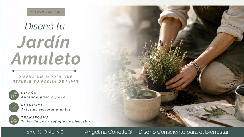 Diseñá tu Jardín Amuleto-El método para diseñar un jardín con intención.