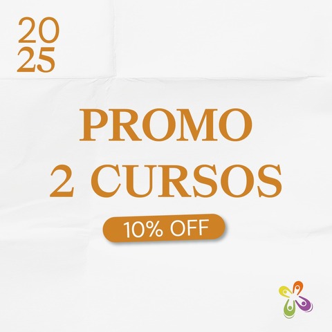 Promo 2 cursos 10% OFF