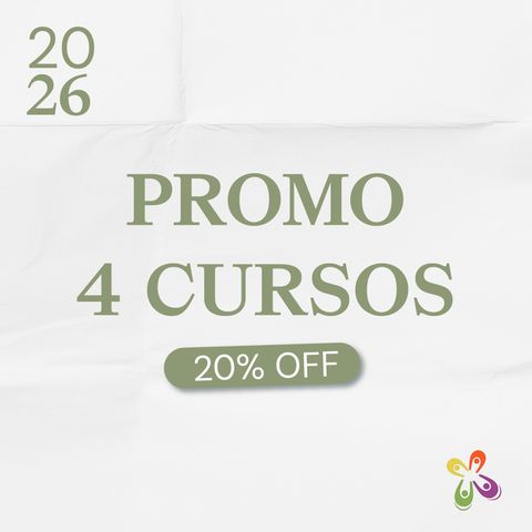 Promo 4 cursos 20% OFF