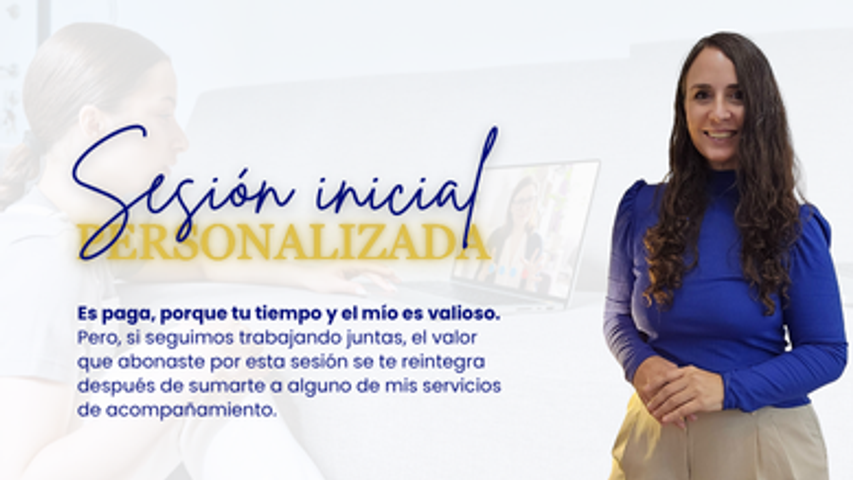 Sesión Inicial personalizada. Dra. Carla Cosso