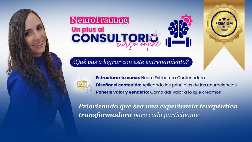 Entrenamiento PREMIUM Creá tu curso online terapéutico