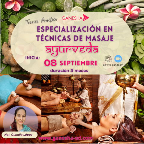 Especialización en Técnicas de Masaje Ayurveda 2024