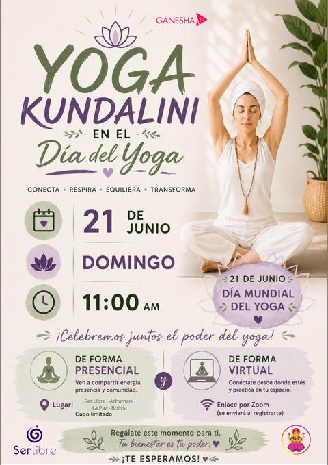 Yoga Kundalini en el dia del Yoga