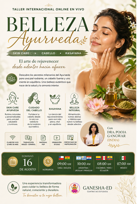 Belleza Ayurveda - Cuidado de la piel, cabello y rejuvenecimiento