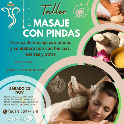 Taller de masaje con pindas