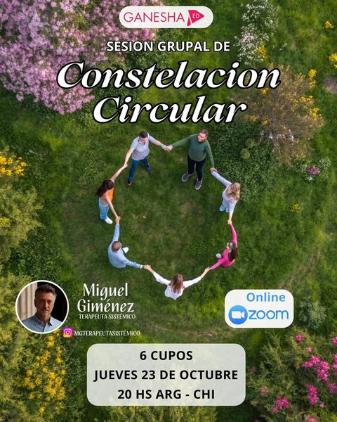 Sesión grupal de constelación circular