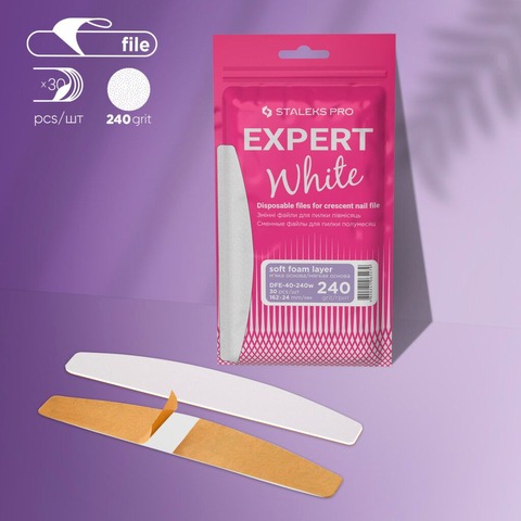 Repuestos acolchados para la lima curva EXPERT 40, grano 240 (30 pzas.)