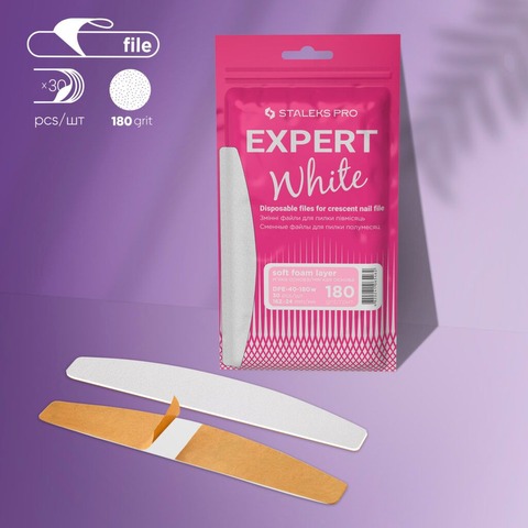 Repuestos acolchados para la lima curva EXPERT 40, grano 180 (30 pzas.)