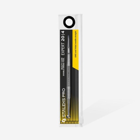 Cuchara de cosmetología de doble cara Staleks Pro Expert 20 tipo 4 (aguja Uno + Vidal)