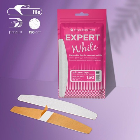 Repuestos acolchados para la lima curva EXPERT 40, grano 150 (30 pzas.)