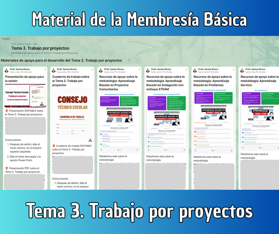 Tema 3. Trabajo por proyectos - Membresía Básica