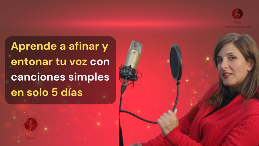 Aprende a afinar y entonar tu voz con canciones simples en solo 5 días