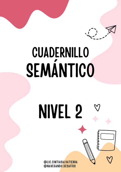 Cuadernillo SEMÁNTICO Nivel 2
