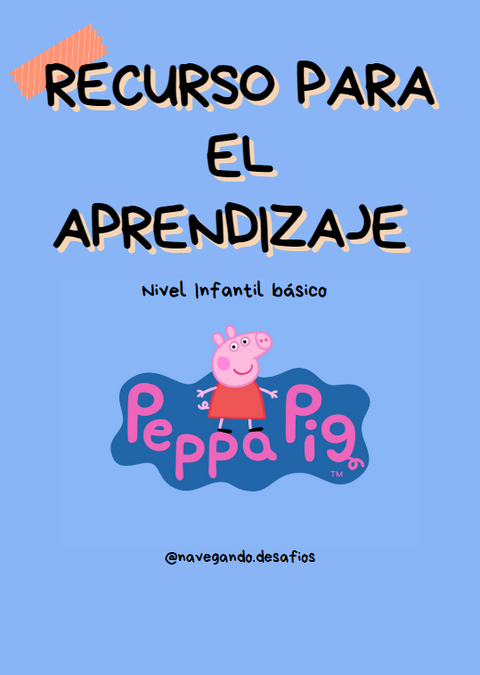 Recurso para el Aprendizaje con Peppa