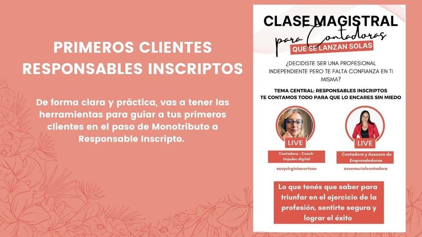 Primeros Clientes: De Monotributo a Responsables Inscriptos
