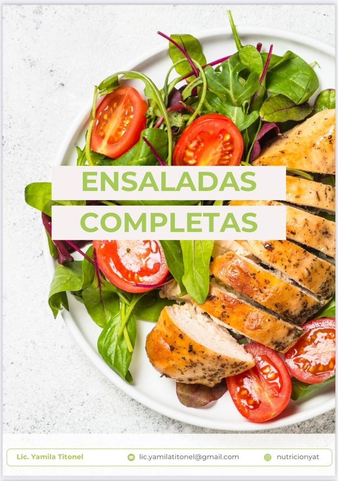 RECETARIO ENSALADAS COMPLETAS