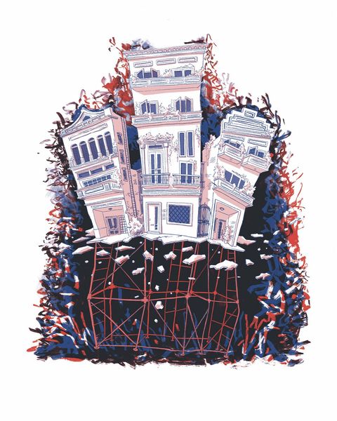 Print A5. Colección Arquitectura Imaginaria. Edificio. 