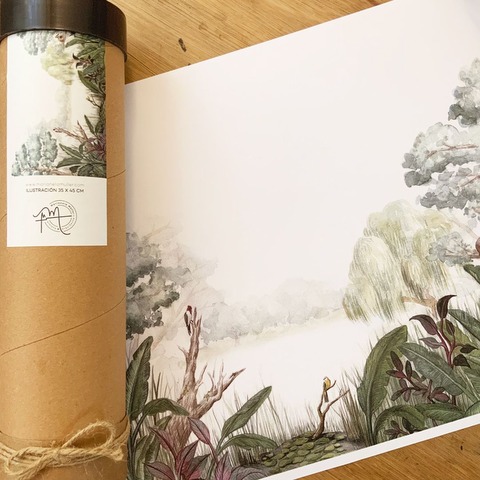 Láminas Ilustradas 35 x 45 cm